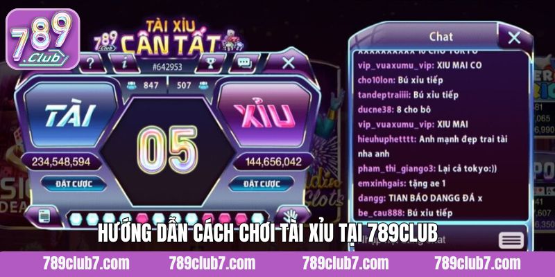 Quy trình trải nghiệm bộ môn tài xỉu đơn giản ở 789Club